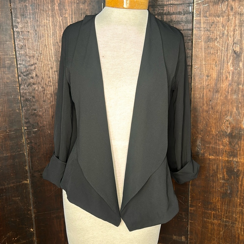 Black lightweight blazer